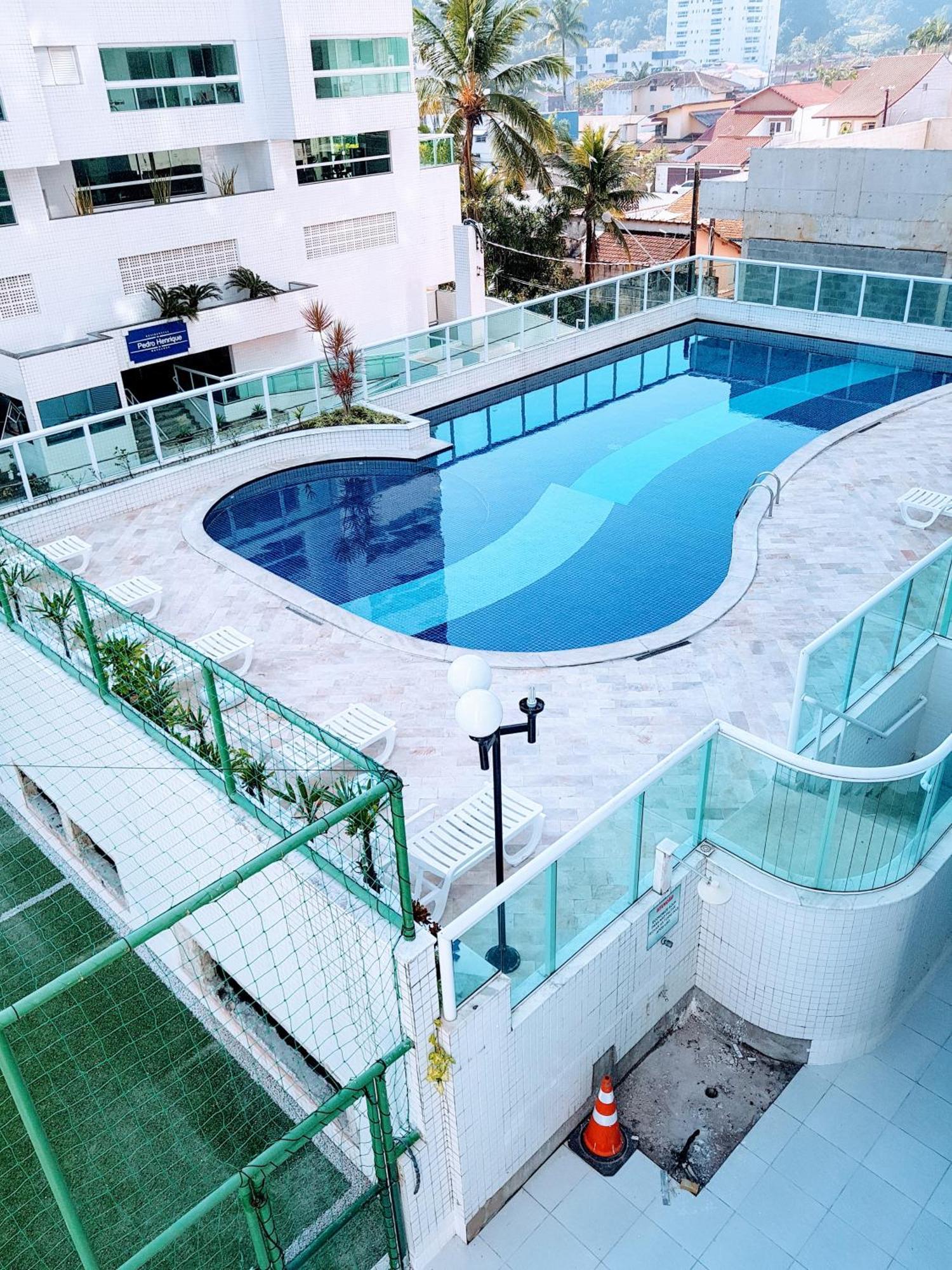 Ap Padrao Pe Na Areia Centro Top Mongaguá Extérieur photo